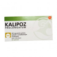 Купить Калипоз пролонгатум (аналог Кальдиум) 750 мг (391 мг К ) таблетки №60 в Самаре